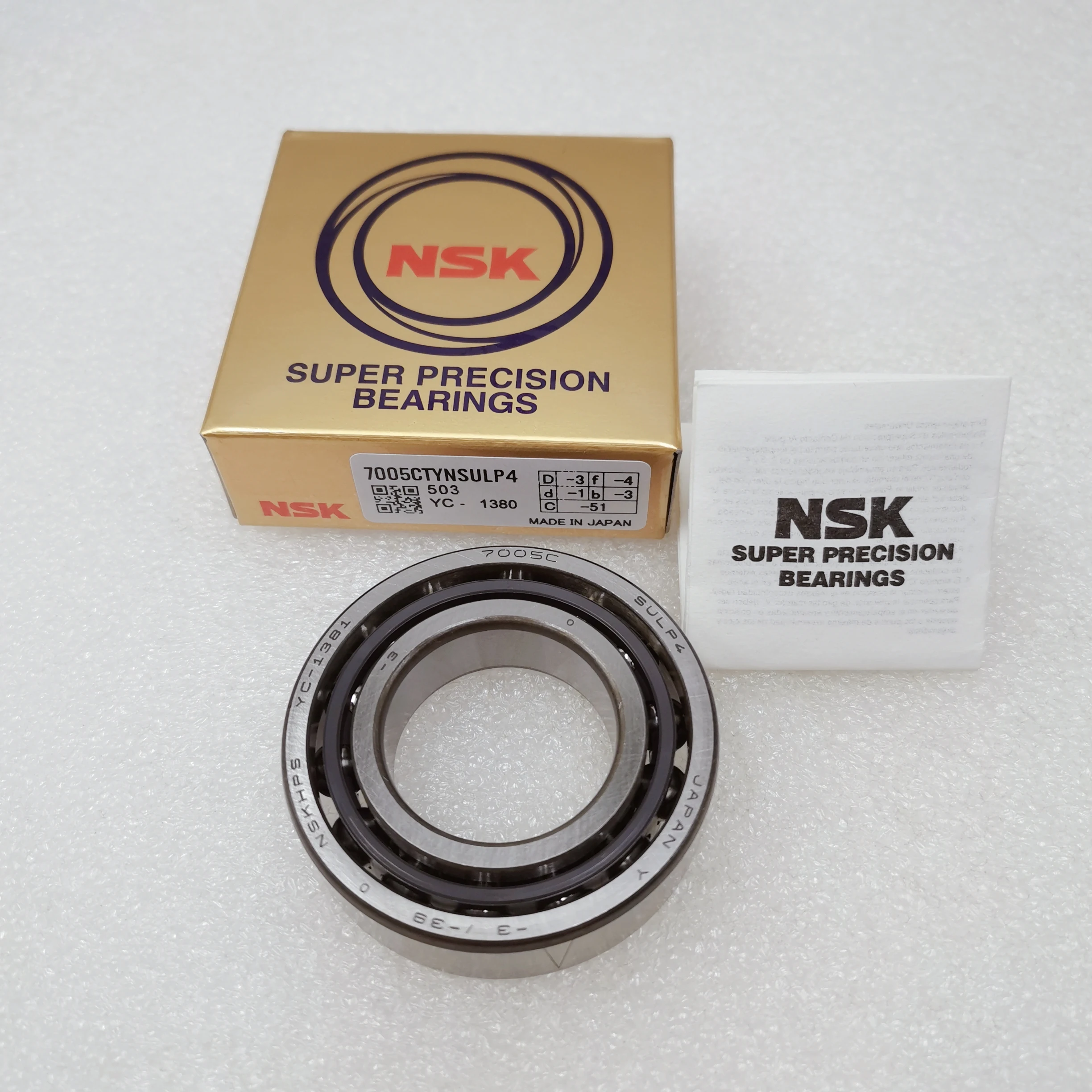 ЯПОНИЯ NSK двухрядный угловой контактный шариковый подшипник зазор OEM 7000CTYNSULP4