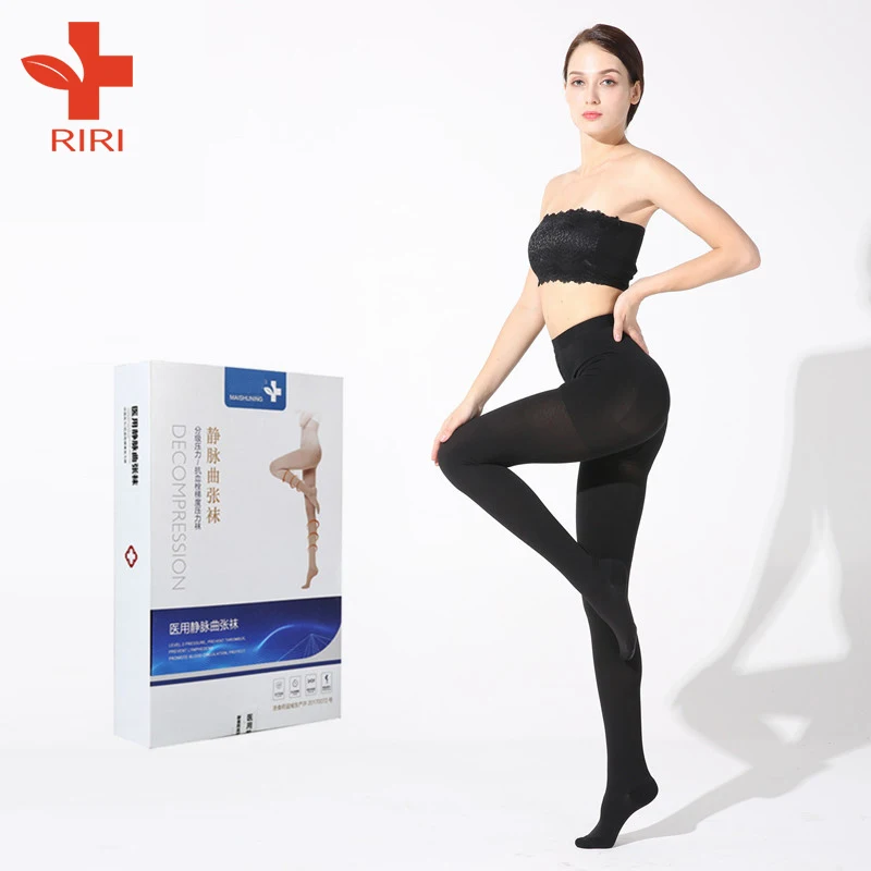lace high compression stockings high elastic women compression socks