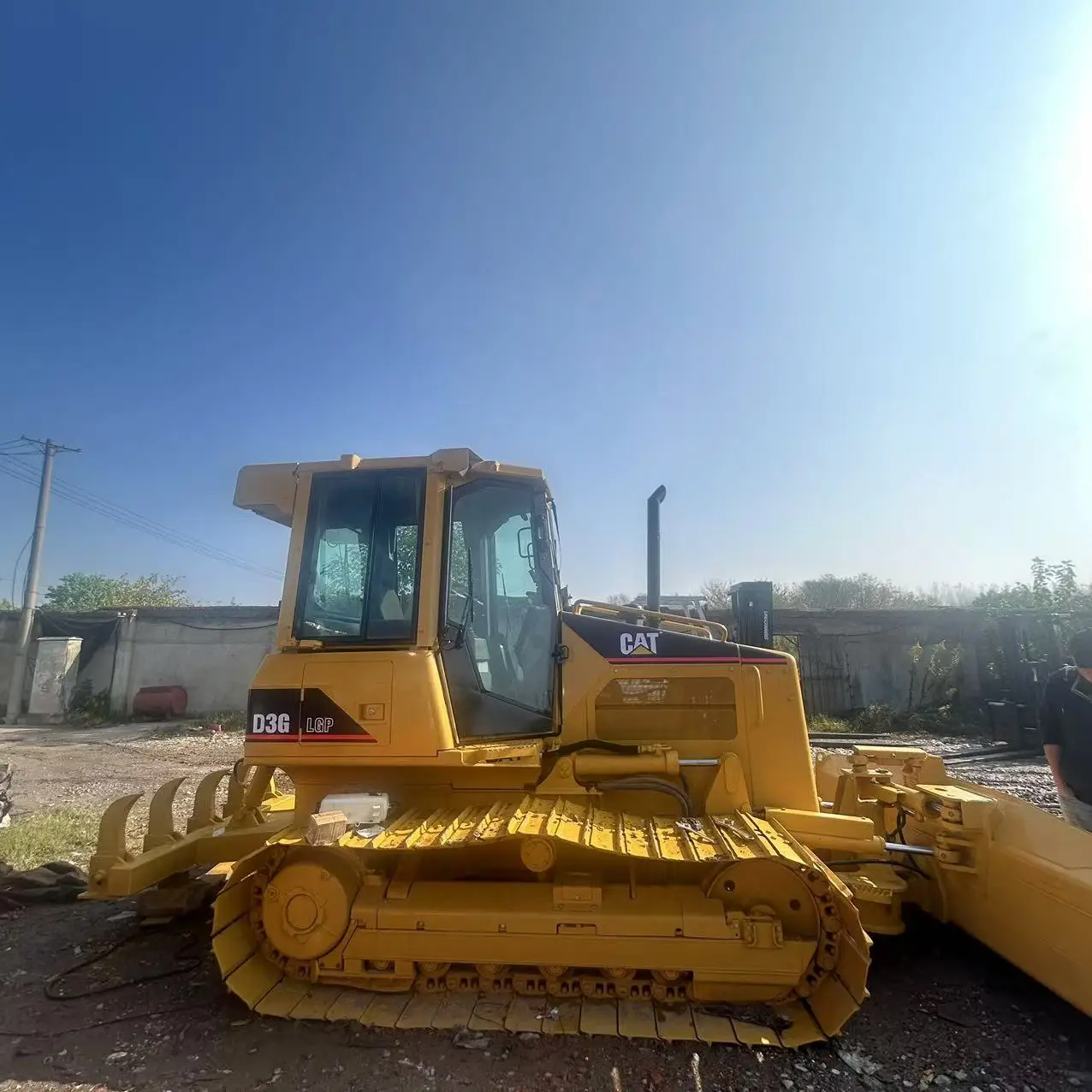 Original used CAT D3G bulldozer second hand earthmover CAT D6G  D3G pushdozer in good condition with low price