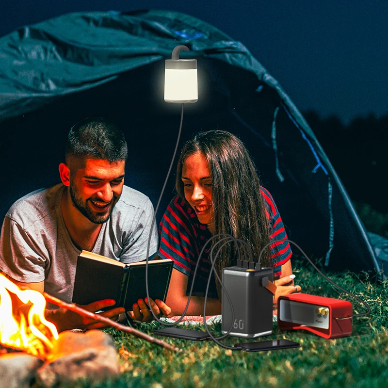 free shipping 60000mAh Portable Power Station 110V/220V AC Portable  Engergy System with USB 220V Power Bank power banks 100000