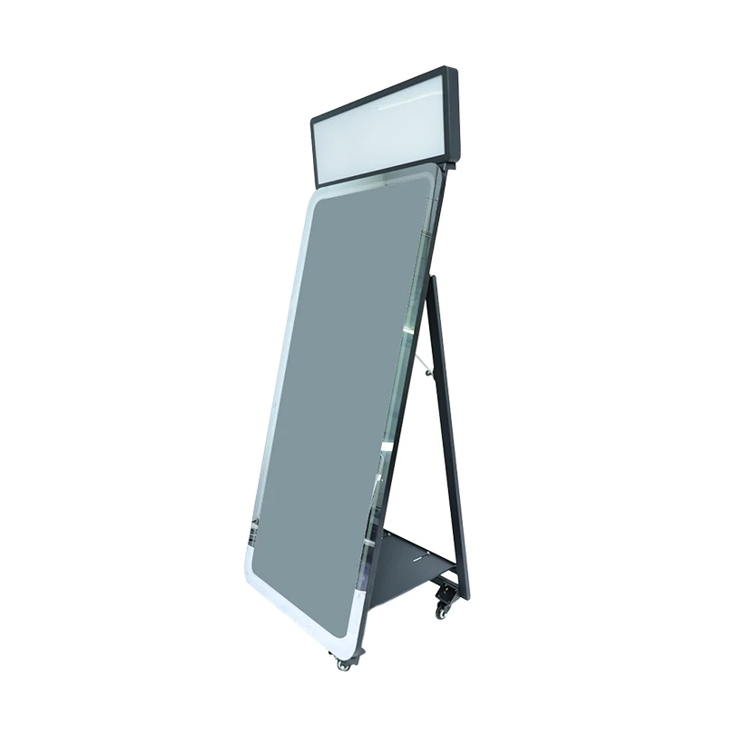 Lcd 15.6 Inch Mirror Photo Booth Boot With Dslr Camera And Printer