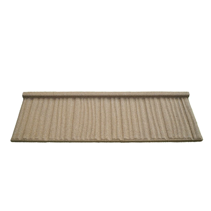 Stone-coated metal galvalume sheets with a 50-year lifespan for homes and villas
