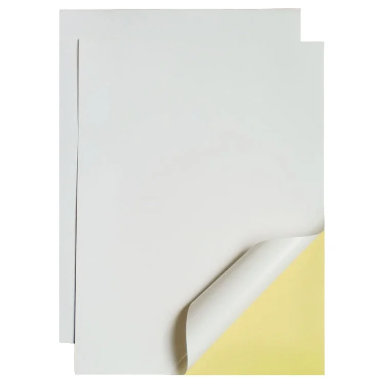 A4 белая матовая самоклеющаяся струйный лазерной печати чистый лист бумаги наклейки A4 с клейким этикетком лист