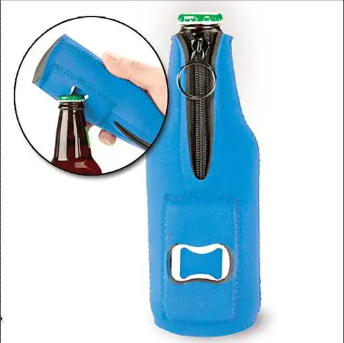 beer bottle holder with opener