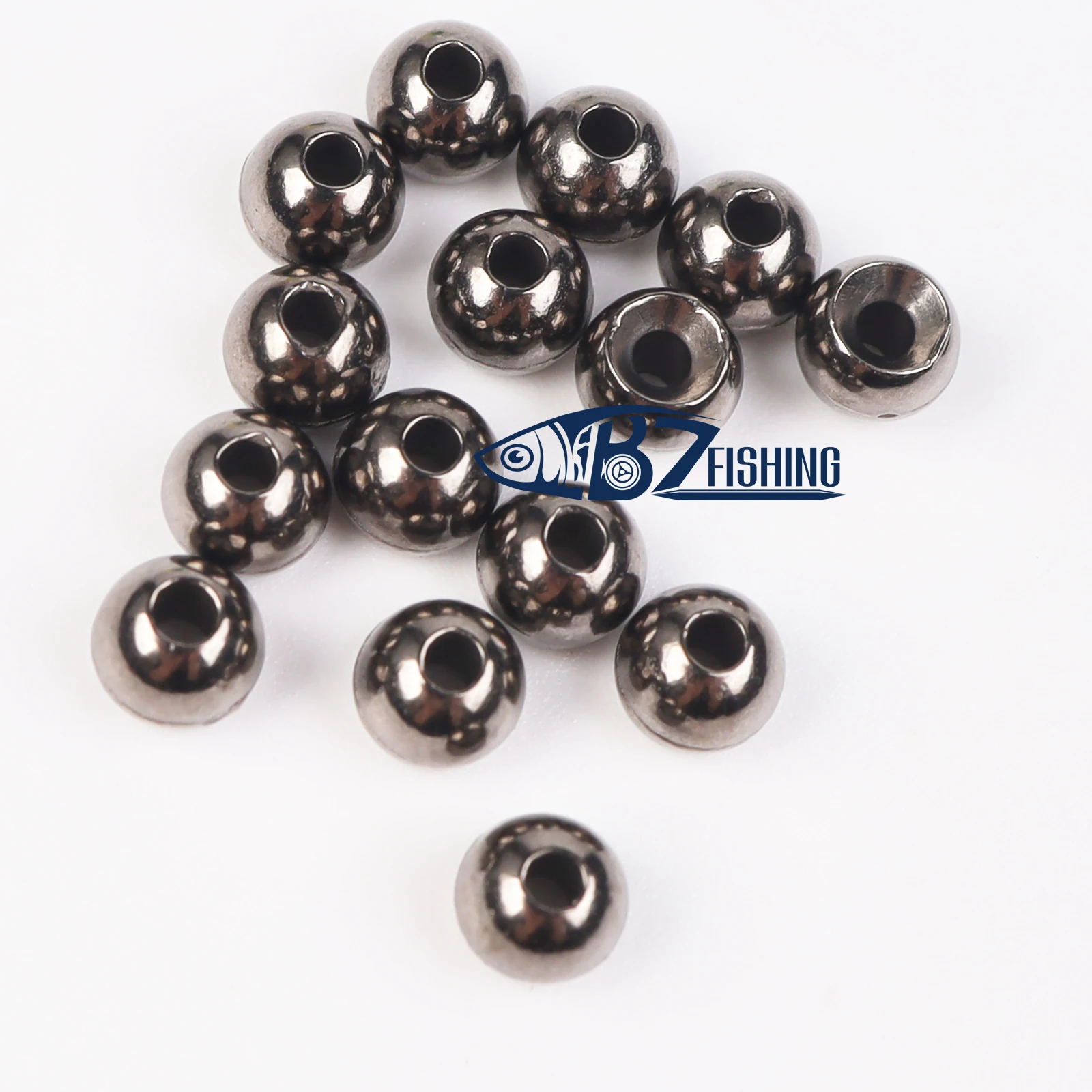 Fishing Accessories Fly Fishing 50pcs / lot Fly Tying Beads Fly Fishing Nymph Head Ball Beads Gold Silver Copper Beads