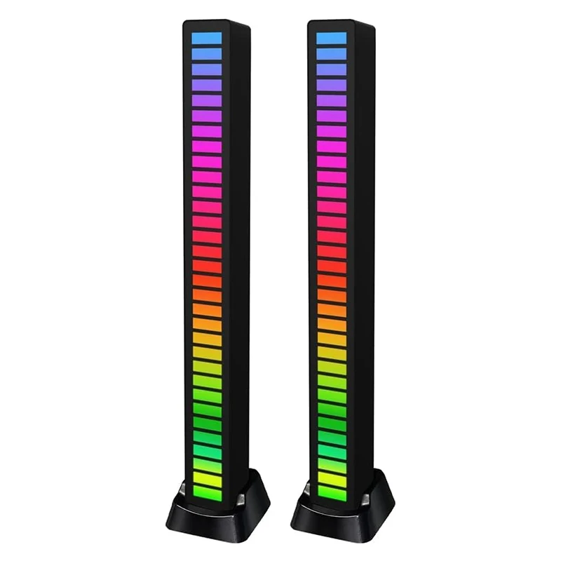 Hot Sale Smart Rgb Voice Control Led Strip Sound Level Indicator Music Spectrum Pickup Rhythm Lights