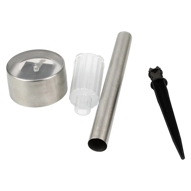 
Stainless Steel RGB Color Changing Solar Garden Lawn Decorative Stake Light for outdoor, pathway, garden 