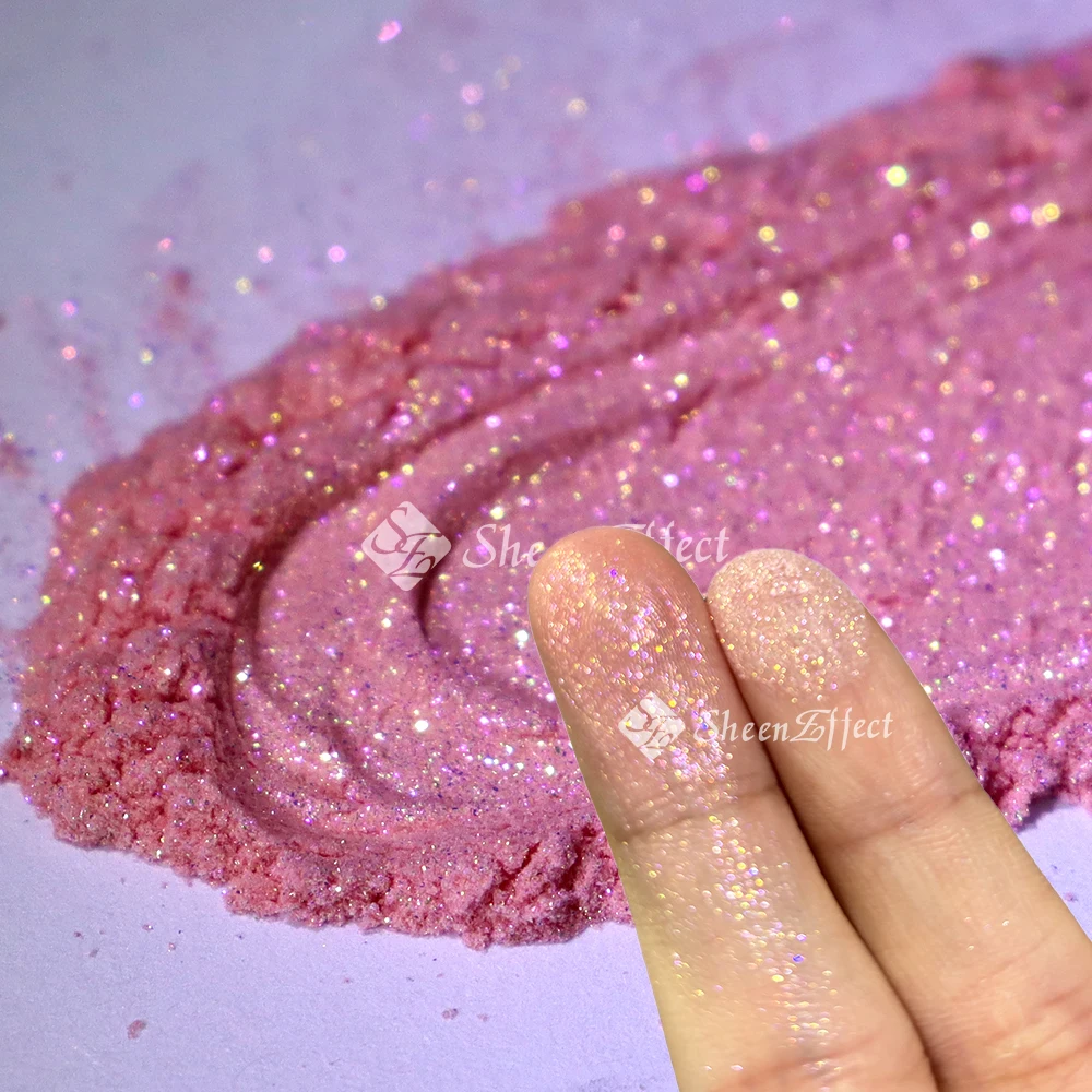 Wholesale Private Label Shimmer Glitter Highlighter Face Highlighter Makeup Cosmetic Aurora Powder Chameleon Pigment Powder
