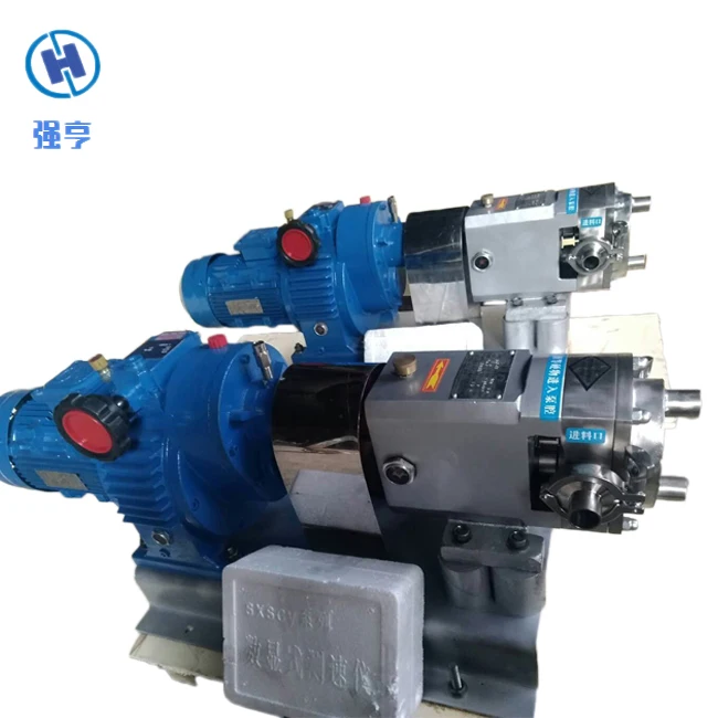 lobe Pump for Jam Chocolate Pulp Mayonnaise filling pump