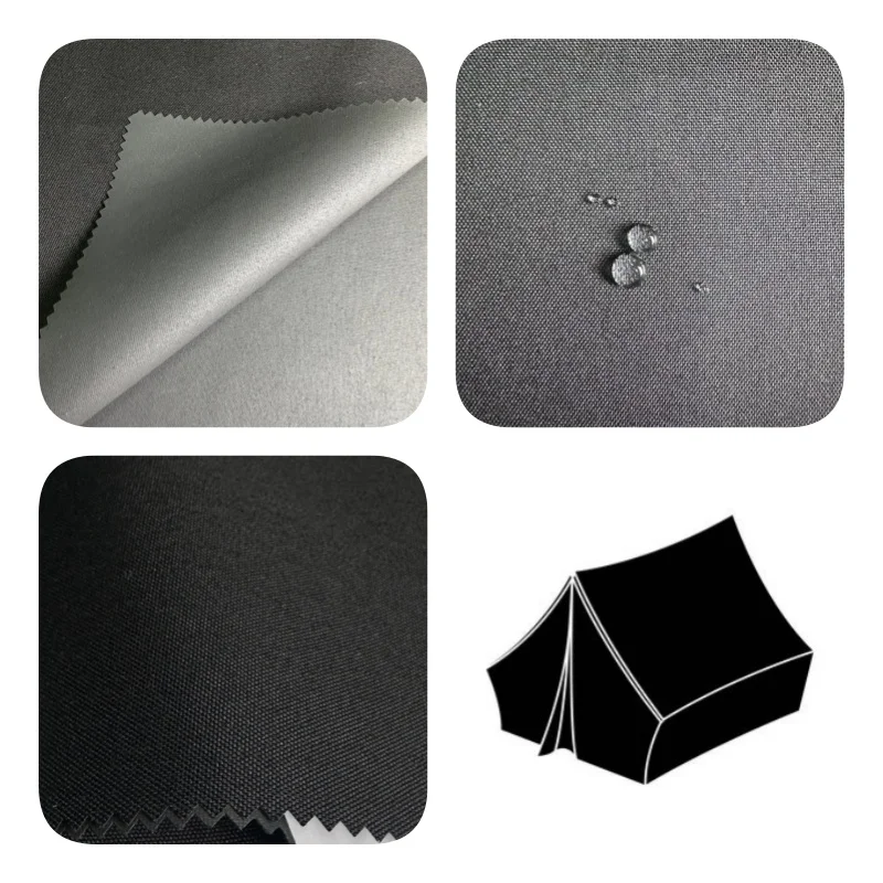 K1/JE6RO 500D NYLON ROCKDURA PU Flame retardant outdoor waterproof fabric for outdoor tent