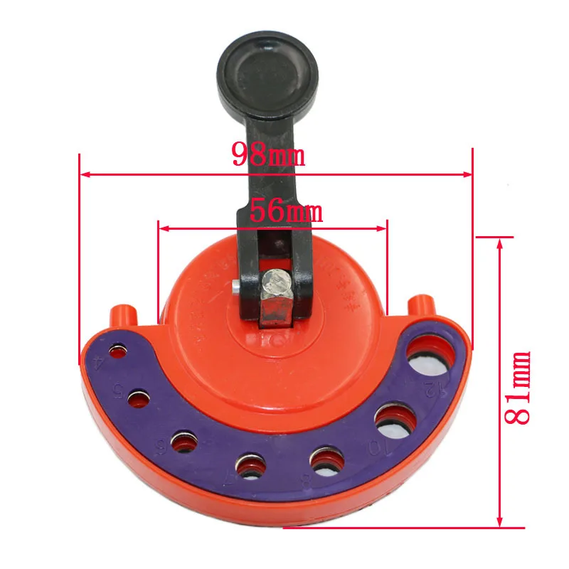 Glass hole Saw drilling Guide 4-12 mm Adjustable Diamond Core Bit Glass Hole Saw Cutter Guide