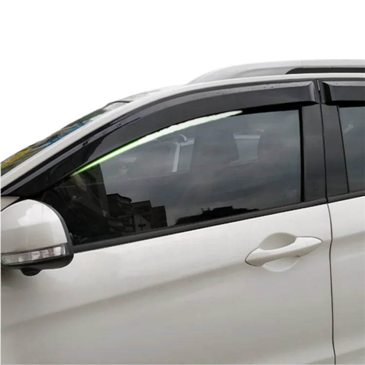 Car Exterior Accessories Plastic Door Window Vent Visor Deflectors Guard For Toyota HIGHLANDER 2009