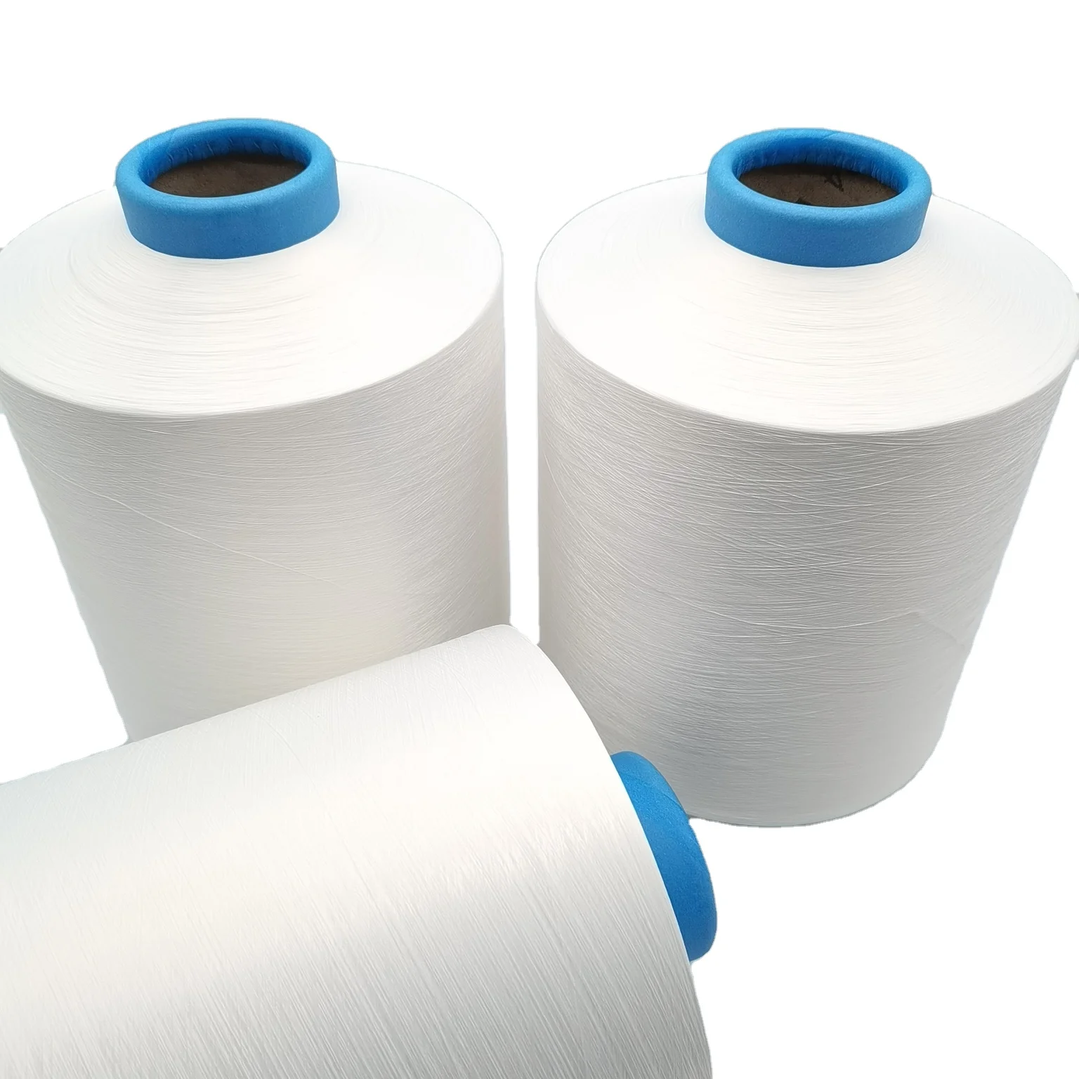 Grade AA two Step  DTY type ITY yarn 135D/108F Polyester Raw White  SD yarn for Knitted and woven fabrics