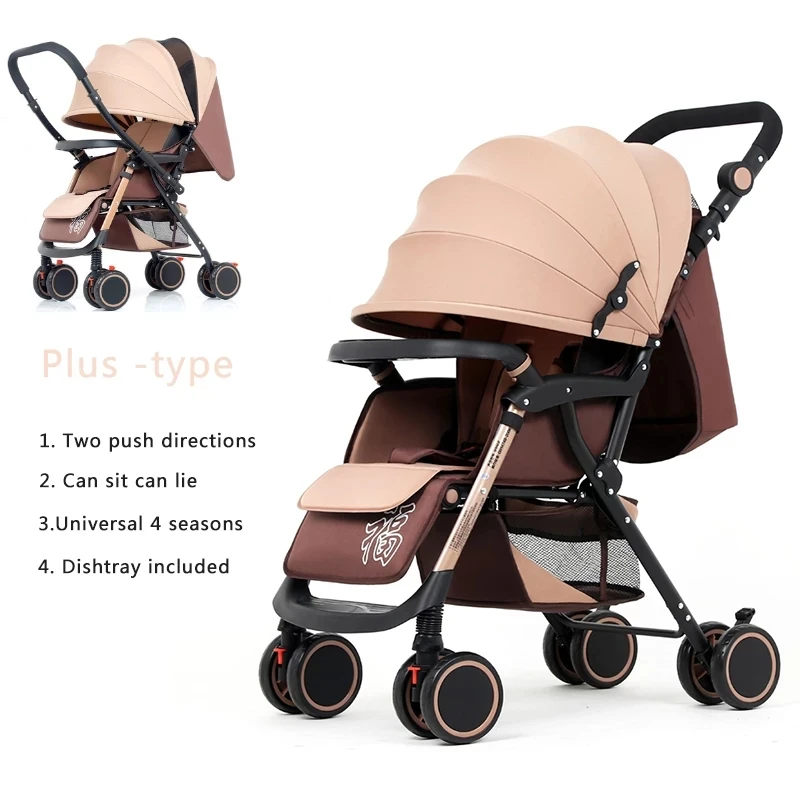 Manufacturers Hot Sale Stroller Pushes Baby Strollers Pram in Two Directions EU Baby Carriage to Newborns Stroller