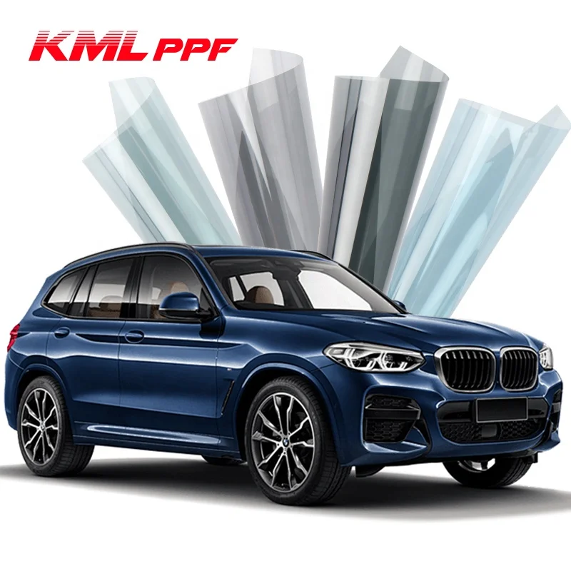 Different transmittance Window Film Easy to Install Removable Glue Solar Tint Film PET Material Windshield Film