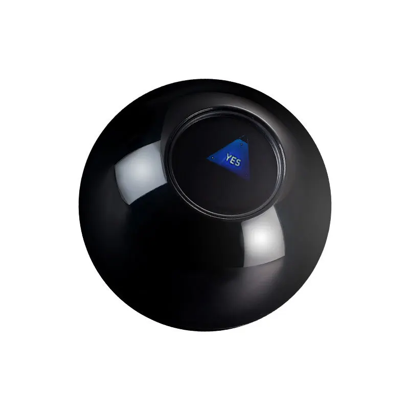 10CM Magic Ball Prophecy Ball Magic Ball Black 8 Magic Props New Strange Gift Toy
