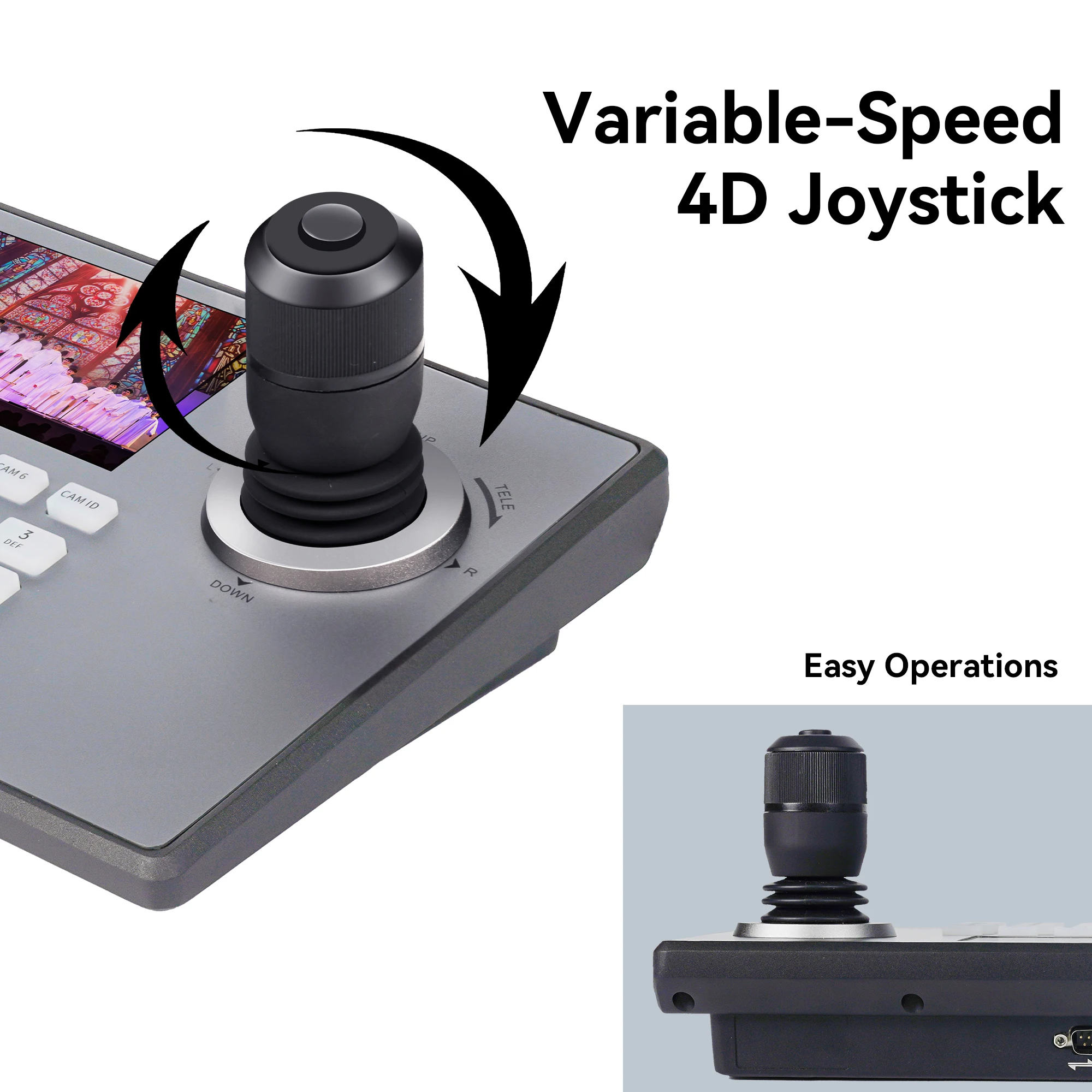 20X camera and controller bundle - PTZ camera (3pcs) and Controller Joystick Keyboard SDI/HDMI/USB3.0/LAN(PoE)