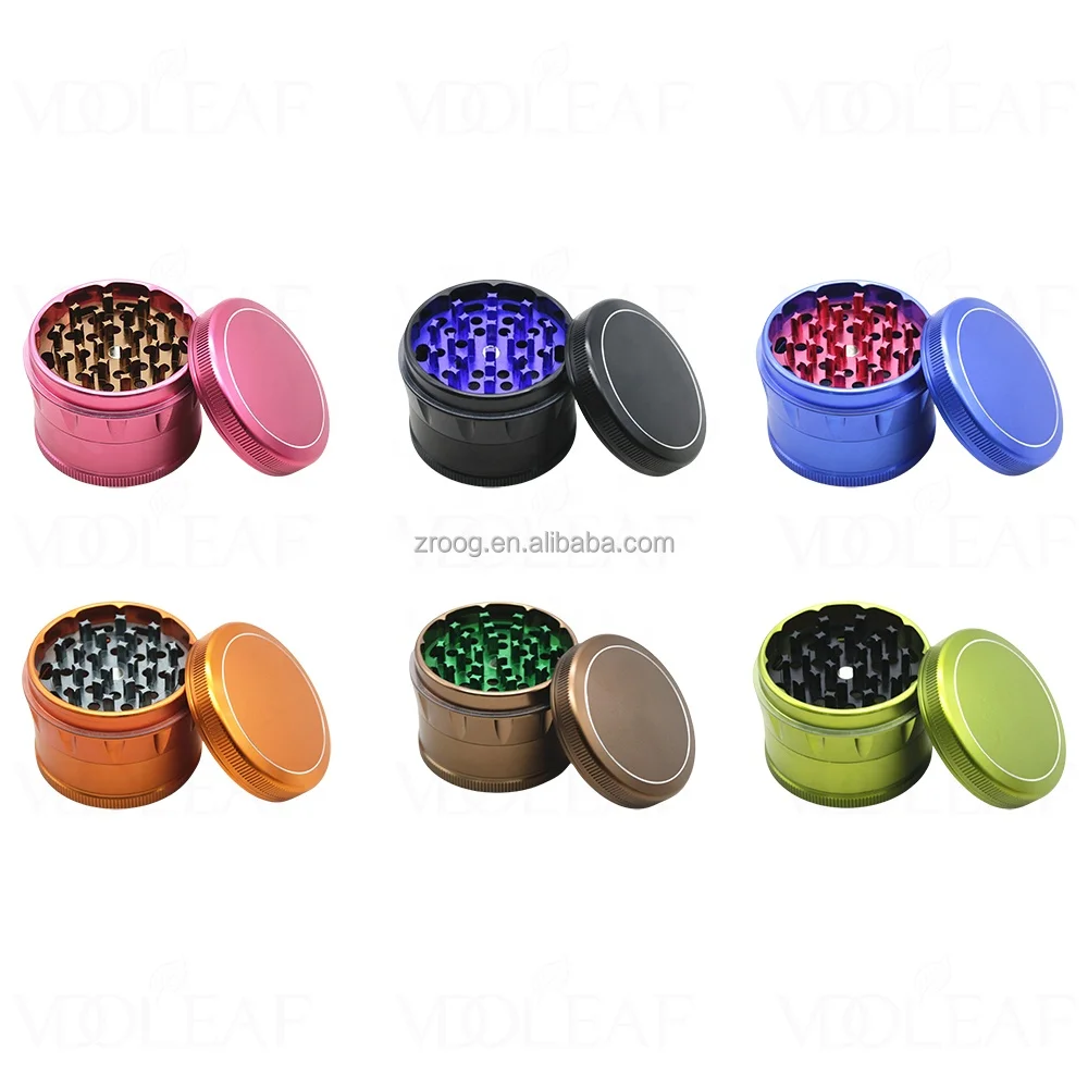 4 Pieces Spice Grinder Ceramic Herb Blender for Kitchen Culinary Excellence Featuring Catcher Premium Shredder Manual