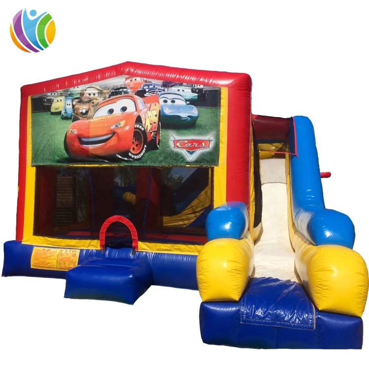 
Hot sale inflatable castle slide combo, banners customized bouncy castle slide, inflatable castle with slide for sale 