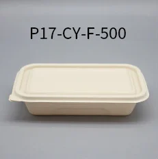 Biodegradable disposable lunchbox takeout takeout box Fast food box multi-grain lunchbox bowl cornstarch party