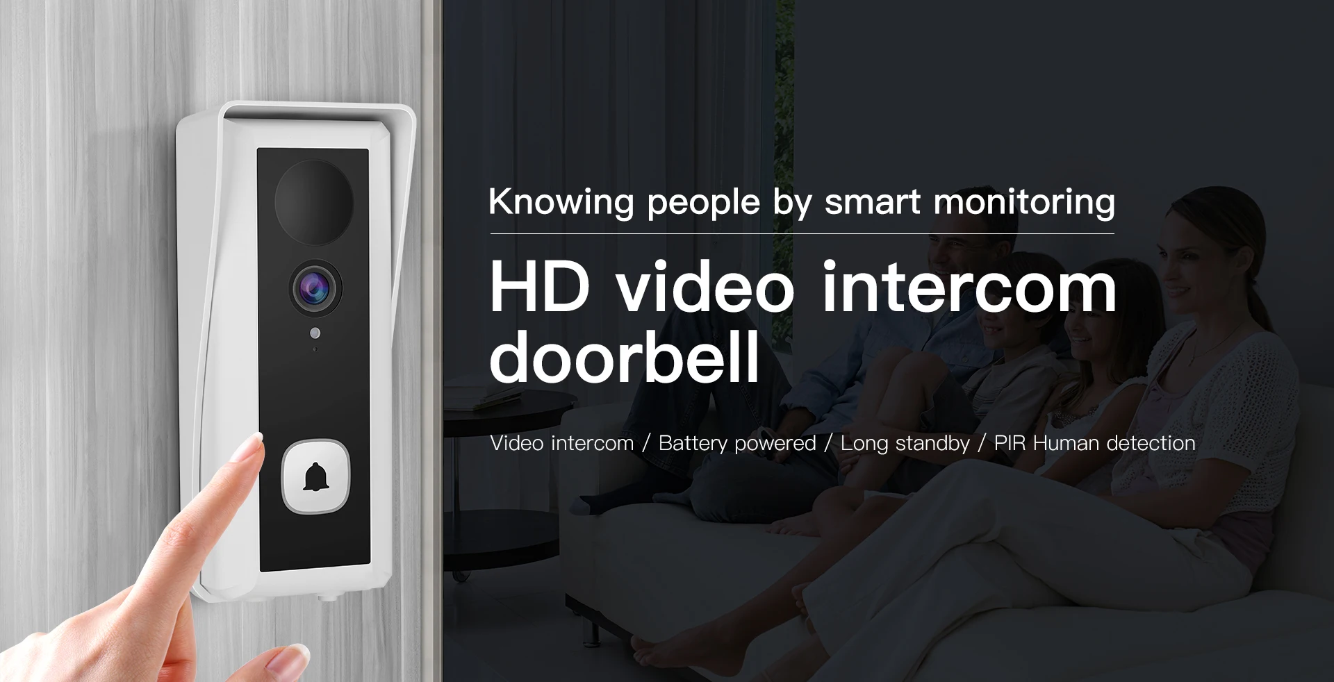 Новый дверной глаз Умный Замок Wi-Fi с кольцом беспроводной звонок камера видео