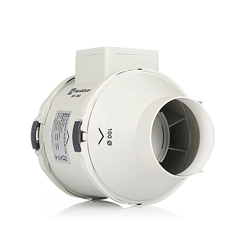 Зеленый дом/Гидропоника смешанный потоковый канальный вентилятор 100/125/150/200 мм Оборудование для гидропоники