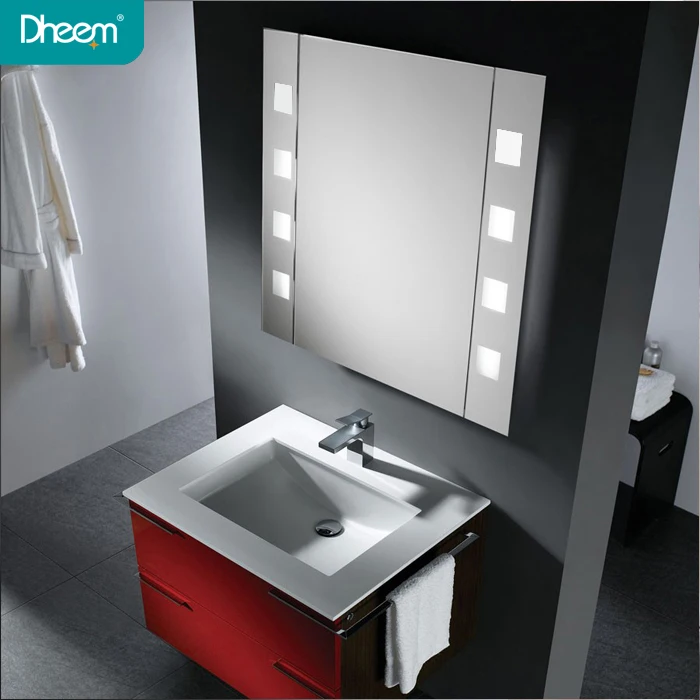 
Dheem Hot Selling Living Room Bathroom Storage Mirror Cabinets with Light 