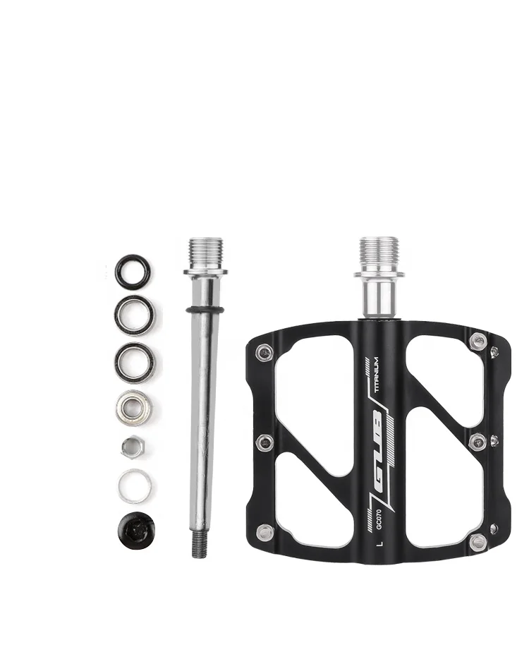 GUB GC-071 Titanium pedal Anti-slip Ultralight CNC MTB Sealed 3 Bearing Pedals BMX Accessories mountain bike pedals