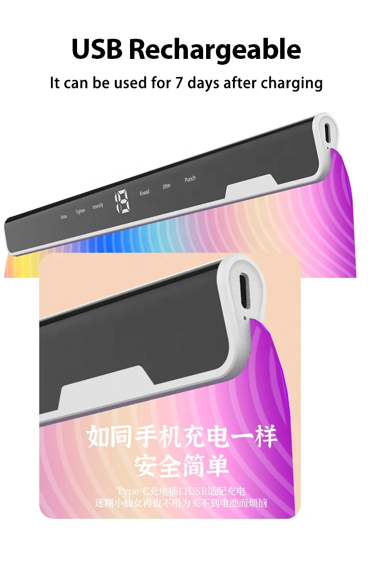 3 Modes 19 Intensity EMS Foot Massager Mat Vibration Foot Massage Blood Circulation Legs Machine