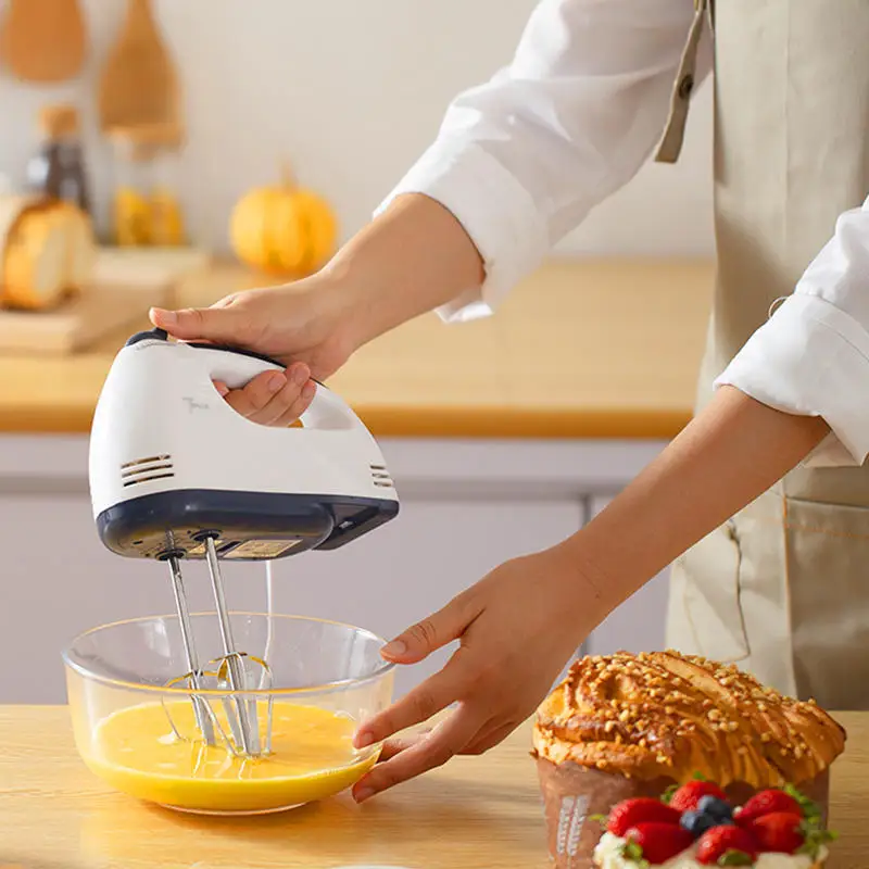 7 Speed egg mixer bakery stirrer flour blender electric whisks bread beater hand mixer home appliances