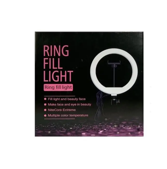2023 hot 10 inch lighting with ripod Stand circle make up live streaming selfie Mini portable 10 inch LED ring light