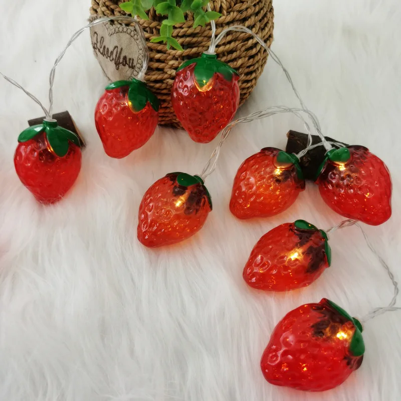 Festival Decoration Battery powered Fairy Party Led Fruit Shape Banana String Lights
