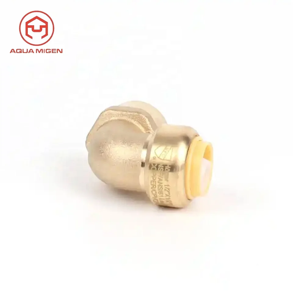 Stainless Steel Parker Barb Fittings Crimp Style Hydraulic Hose Brass Plumbing Elbow Fittings with Custom