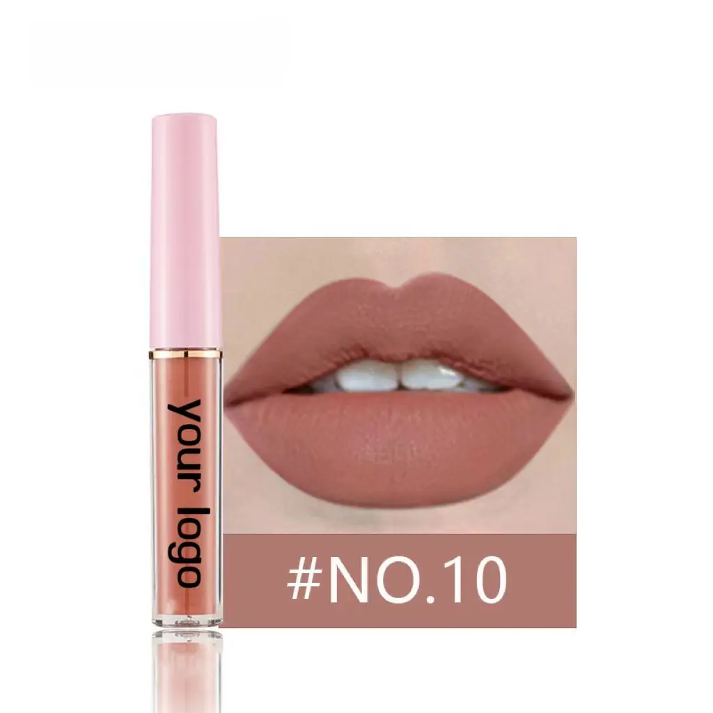 Hygienic Bright Red Matte Liquid Lipstick Cosmetics Makeup with Vitamin E and Mineral Bright Red Matte Liquid Matte Lipstick