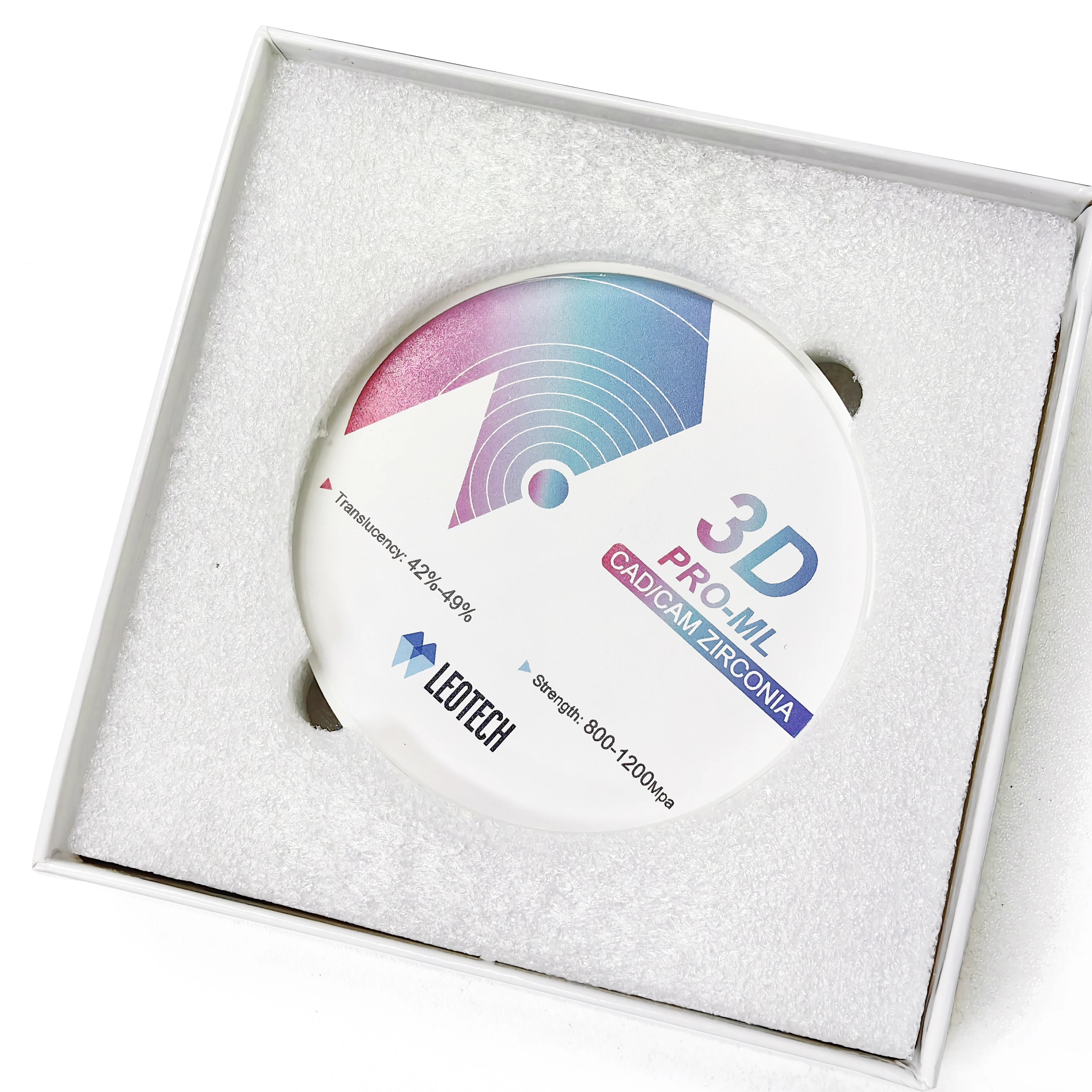 Хорошая цена стоматологический материал циркониевый блок 98 мм 3D pro многослойные циркониевые блоки