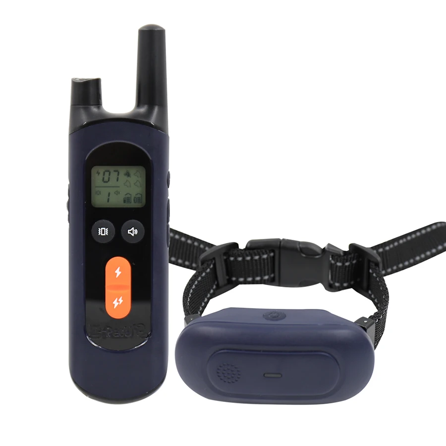 Лидер продаж на Amazon, ошейник для дрессировки собак, перезаряжаемый вибрационный ошейник для лая собак