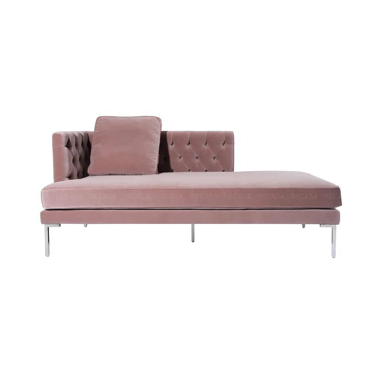 Day Beds Modern Living Room Daybed Sofa Velvet Upholstered Chaise Lounge Bed Bench