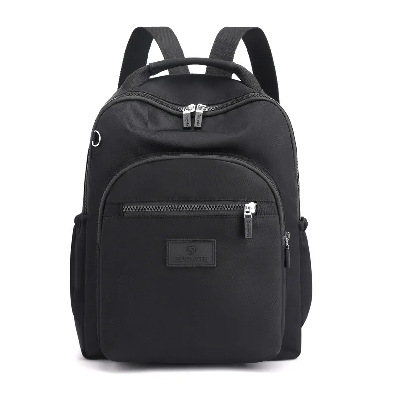 
2021New Nylon Backpack Female Simple Casual Large Capacity Student School Bag Light Travel Backpacks Gym Backpack 
