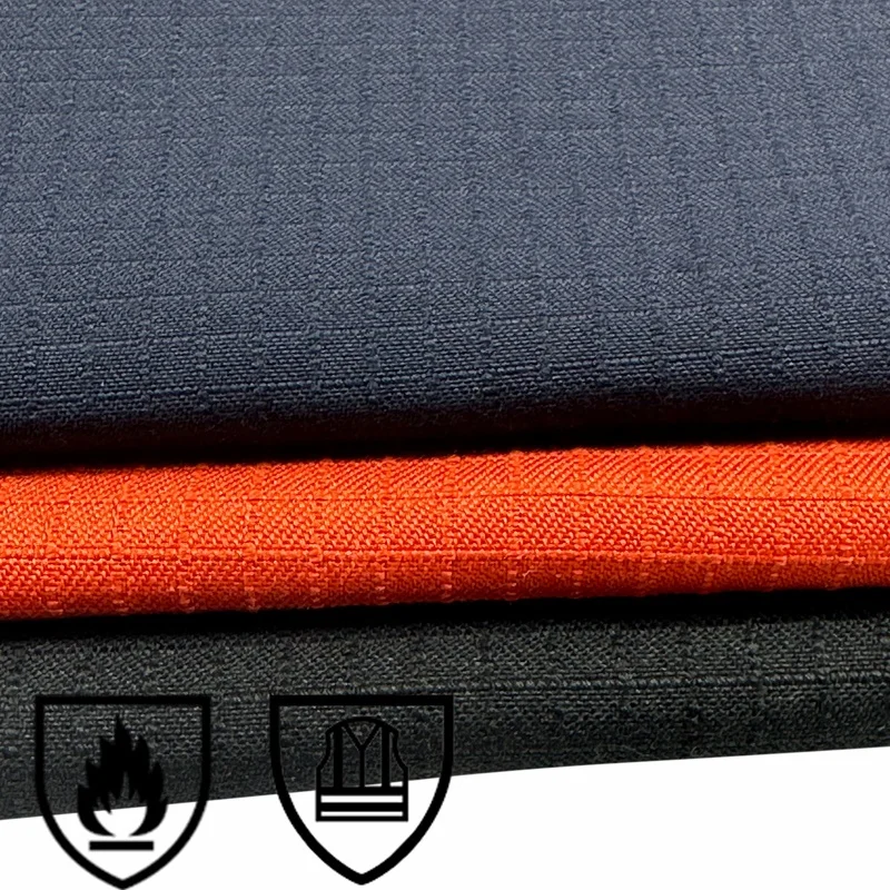 Hot Sale Inherently Flame Retardant Conductive Aramid Iiia Fabric For Firefighter Suit