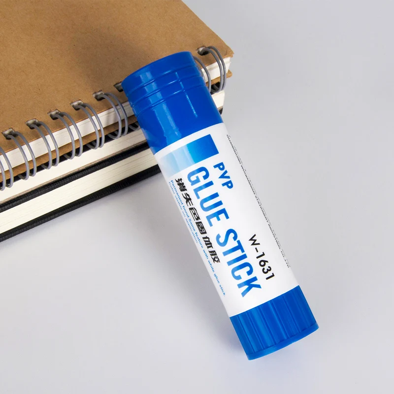 Factory school office supplies strong adhesive glue stick 12g36g blue purple PVP solid adhesive stick