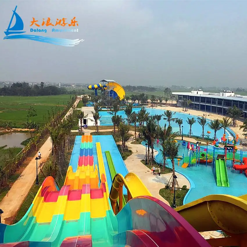 Theme Park Rides Amusement Park Equipment Adult Water Slides Commercial Mini Aquapark