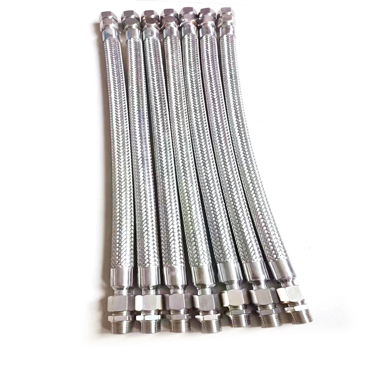 galvanized metal flexible hose stainless steel wire braided water hose corrosive resistant Corrugated metal hose