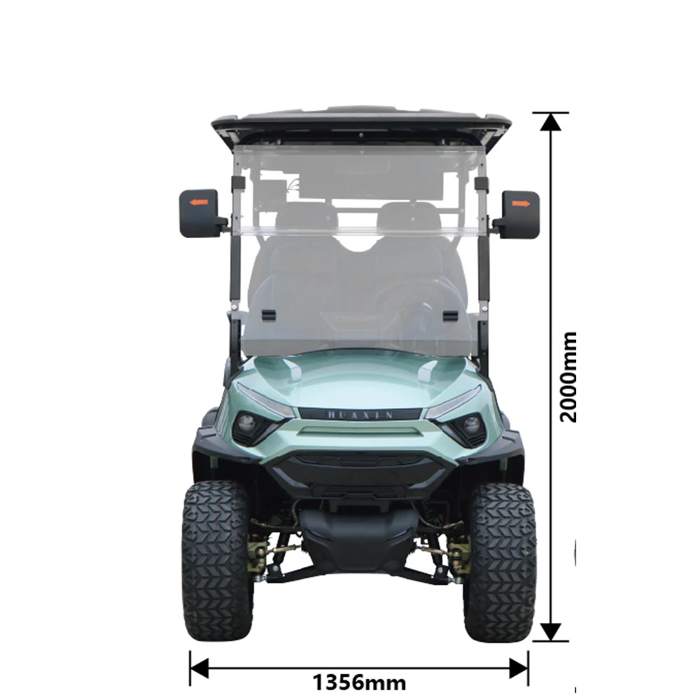 HUAXIN Golf Cart 72v Lithium Battery Ac Motor Cheap Electric Golf Carts 6 Seater