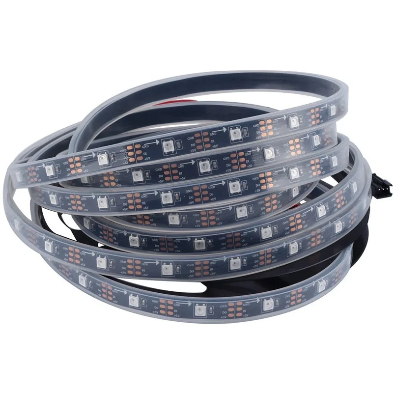 WS2812B LED strip 30LED 30pixel 5V white PCB and black PCB