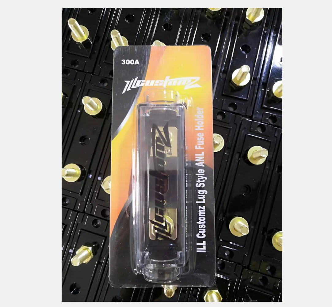 blade pcb automotive panel mount gold plated agu auto car audio anl fuse holder