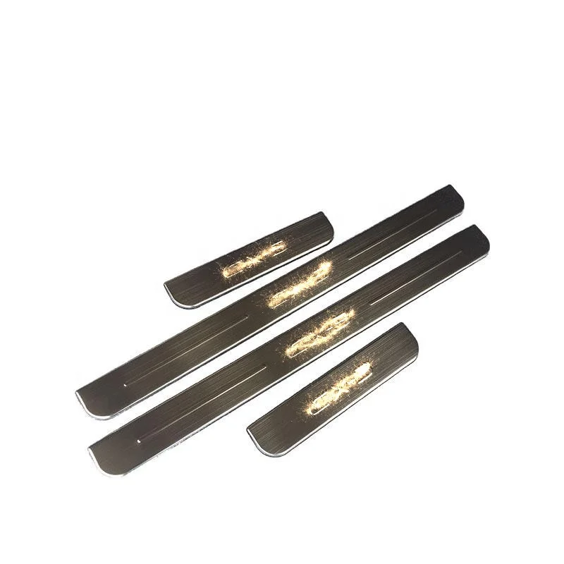 auto exterior door threshold protector sill accessories led scuff plate for mazda CX-3