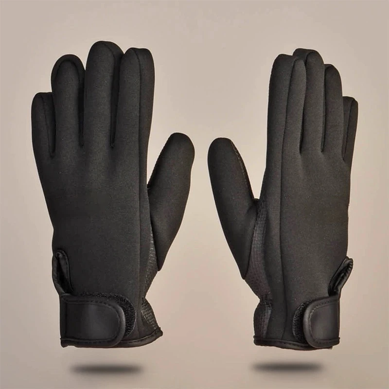 heat tech swim training webbed siliconecold water 3mm neoprene diving swimming gloves for Adult