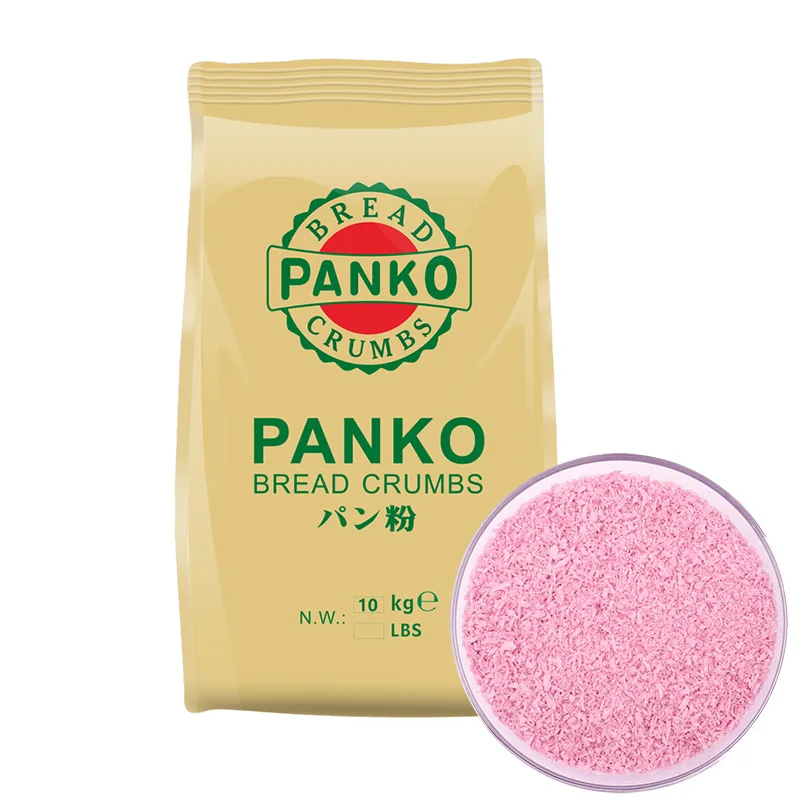 Japanese Food Supplier Asian Food Factory Natural Color Panko Purple Yam Bread Crumbs