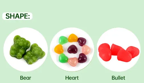 Custom OEM ODM Organic Gummy Bears Candy Natural Flavor Chewable Gummies Candy For Immune Support
