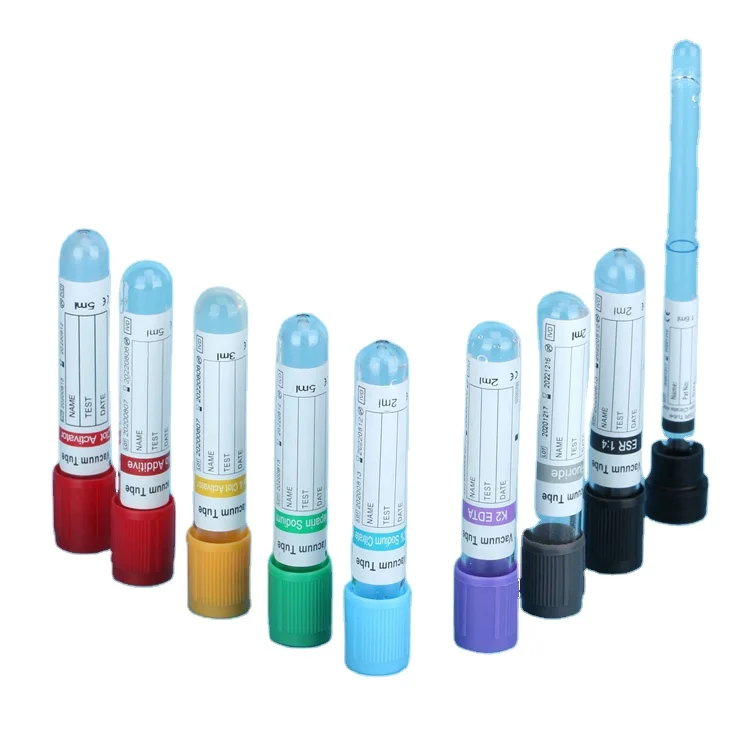 K3 EDTA vacutainer vacuum blood collection tube medical test tubes full blood specimen plasma sample draw Purple 1-10ml edta k2